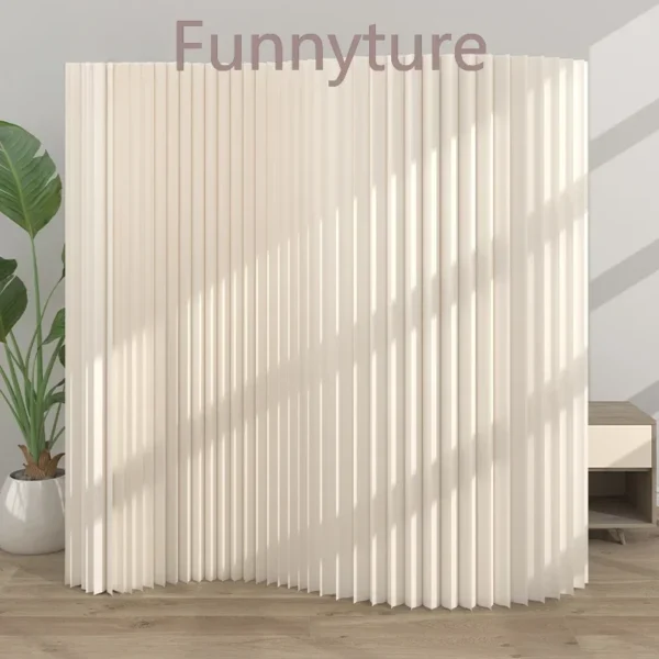 Kraft Paper Telescopic Folding Screen Divider