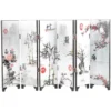 Mini Chinese Wooden 6-Panel Folding Screen