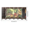 Mini Chinese Wooden 6-Panel Folding Screen