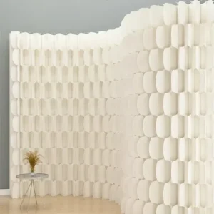 Chinese Paper Folding Screen Partition Divider