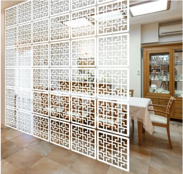 Chinese Wood Hanging Room Divider Panels