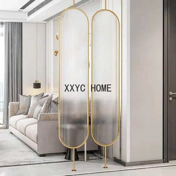 Chinese Rotatable Glass Screen Partition Room Divider