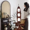 Chinese Retro Pine Wood Screen Divider