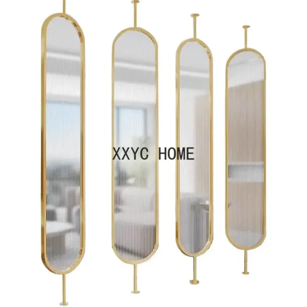 Chinese Rotatable Glass Screen Partition Room Divider