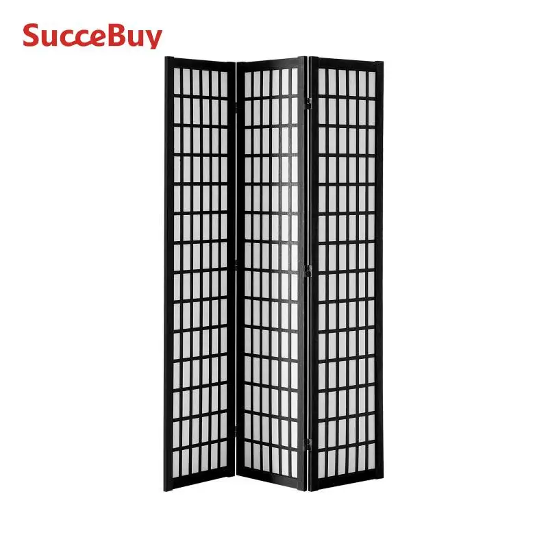Chinese Wood Folding Privacy Screen Divider