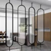 Chinese Rotatable Glass Screen Partition Room Divider