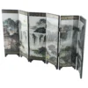 Chinese Wooden Mini Folding Screen Divider Traditional Room Partition