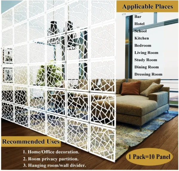 Chinese Wood Hanging Room Divider Panels