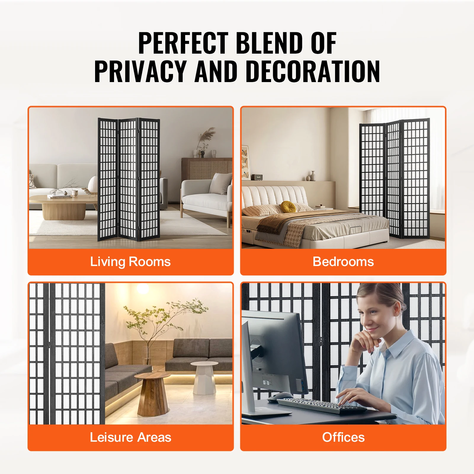Chinese Wood Folding Privacy Screen Divider - Image 5