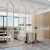 Chinese Rotatable Glass Screen Partition Room Divider