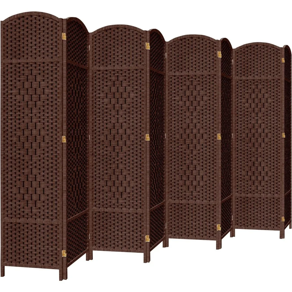 8 Panel Folding Privacy Screen Room Divider