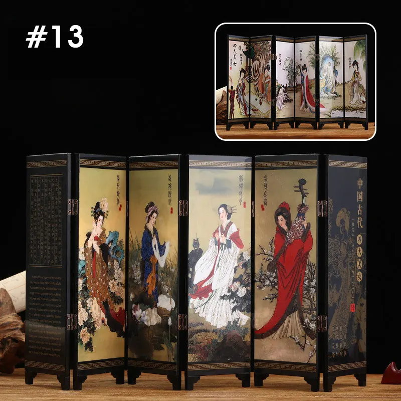 Chinese Antique Small Screen Desktop Decor - Image 5